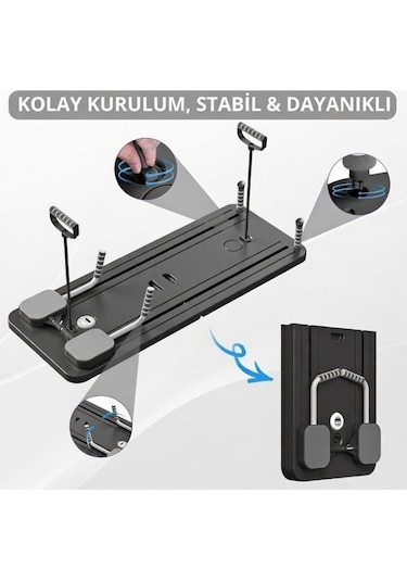 Avessa Reformer-100 Pilates Reformer Seti Siyah Siyah