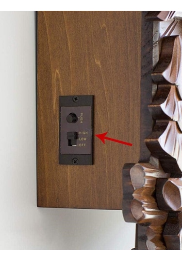 Eastar Yüzde 100 Masif Ahşap Guguklu Duvar Saati