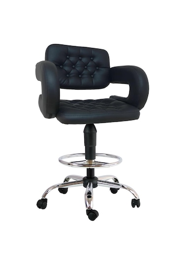 Mobilyakeyfi Boombar Pattaya Bar Sandalyesi-Siyah-9590V0101