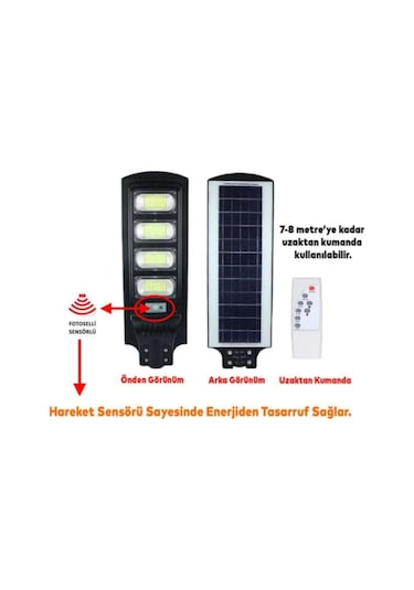 Voltek 150w Solar Led Sokak Armatürü 6500k - Vssl15065