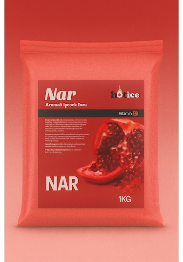 Hotıce Nar Aromalı İçecek Tozu 1 KG