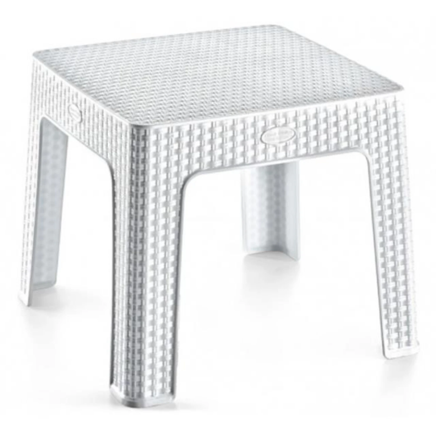 Holiday Rattan Şezlong Sehpası 2'li Beyaz