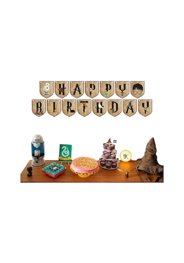 Harry Potter Temalı İyi Ki Doğdun Banner