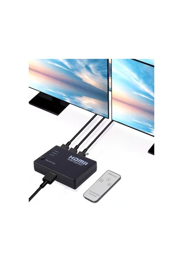 Büro Ev Ofis Cihazları İçin 3port Hdmı Switch