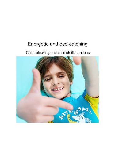 Dıve & Saıl 2.5mm Kısa Kollu Tek Parça Sıcak Çocuklar Wetsuit Şnorkel Soğuğa Dayanıklı Mayo Lacivert