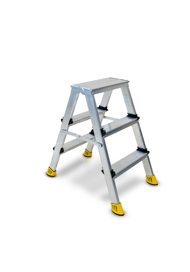 Beykon 3+3 Gold Çift Çıkışlı Alüminyum Merdiven