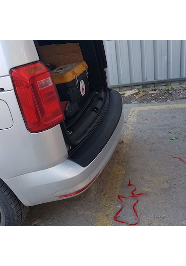 Cappafe Volkswagen Caddy Arka Tampon Eşiği Koruma (abs) Mat Siya N11.652