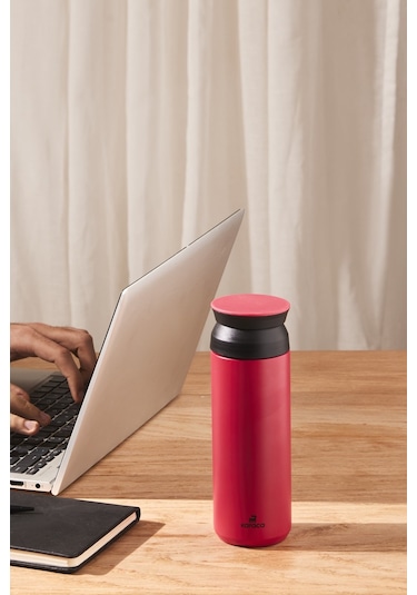 Karaca Rainbow Paslanmaz Çelik Termos 500 ML Kırmızı