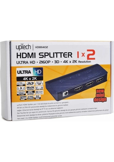 Uptech 1X2 Hdmı Dağıtıcı 2 Port Hdmı Splitter 1.4 Hdmı 1402