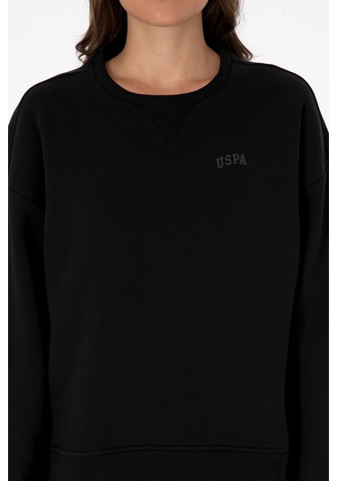 U.s. Polo Assn. Kadın Siyah Sweatshirt 50313586-vr046 Siyah