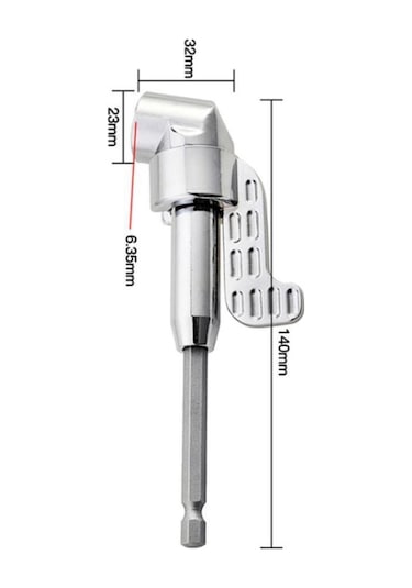 12 Parça 1/4'' Bits Uç ve Köşe Vidalama Adaptörü Seti