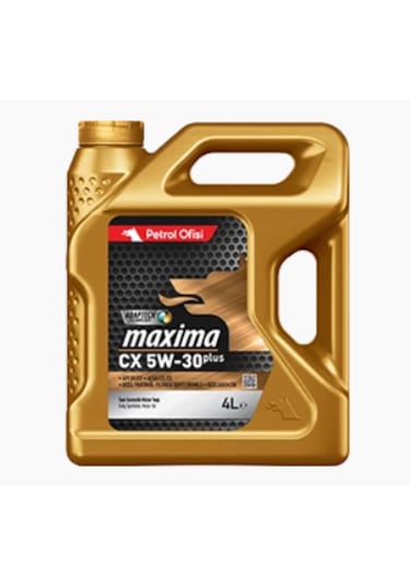 Petrol Ofisi Maxima CX 5W-30 Dpf Partiküllü Tam Sentetik Motor Yağı 4 L