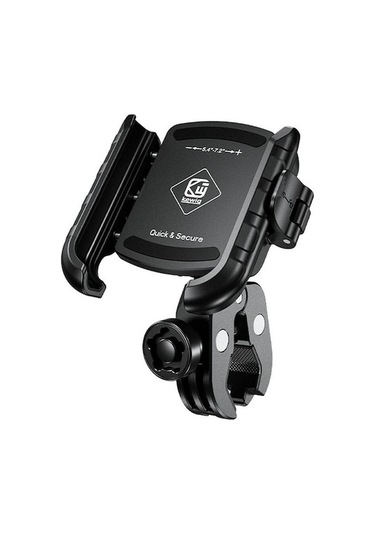 Kewig Motosiklet Bisiklet Blokajsız Cep Telefonu Kamera Navigasyon Braketi M8sp-c4 Siyah Siyah