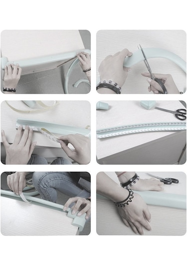 Agubugu Baby - Kauçuk Kenar Koruyucu  - Siyah 2 Mt.