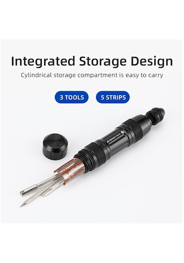 Cyclıngbox - Tubeless Bisiklet Lastiği Tamir Kiti Ultralight Vakum Y19489b Siyah