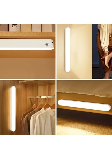 Fastbuy 10,23 İnç 26 Cm Şarj Edilebilir Kablosuz Led Dokunmatik Mutfak Aydınlatması Uzaktan Kumandalı Manyetik Taşınabilir Ma