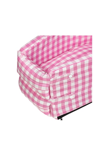 Homyl Taşınabilir Kedi Araba Koltuğu Küçük-kafes-pembe