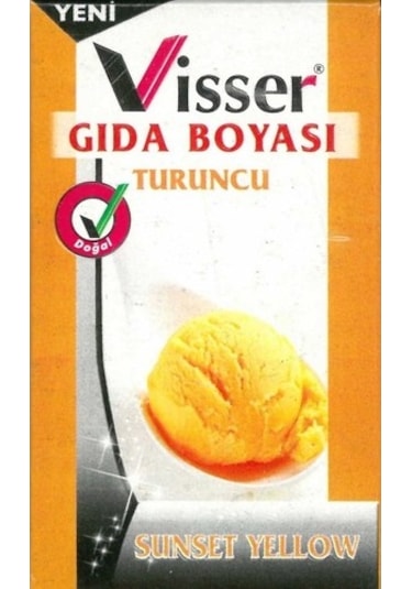 Visser Toz Gıda Boyası Turuncu 9 G