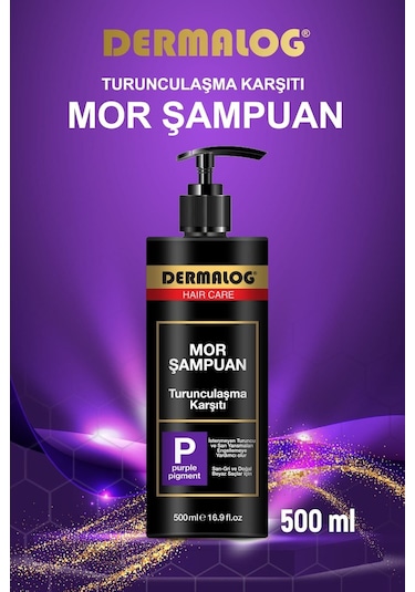 DERMALOG Silver Mor Şampuan 500 ML