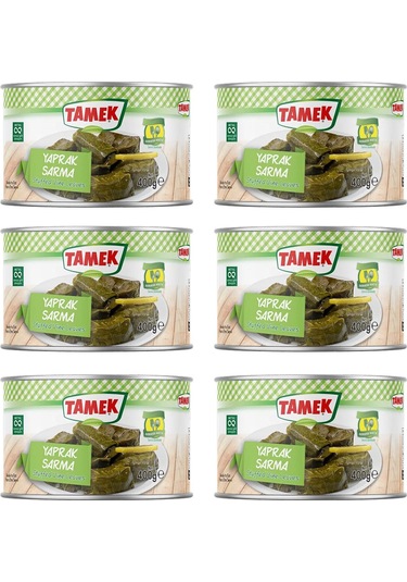 Tamek Yaprak Sarma 400 Gr X 6 Adet