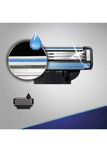 Gillette Mach3 Yedek Başlık 4'lü