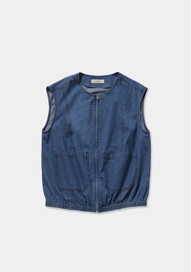 Colin's Colins Regular Fit Kadın Mid İndigo Denim Yelek Cl1081427 Q1.v1 Dn45031