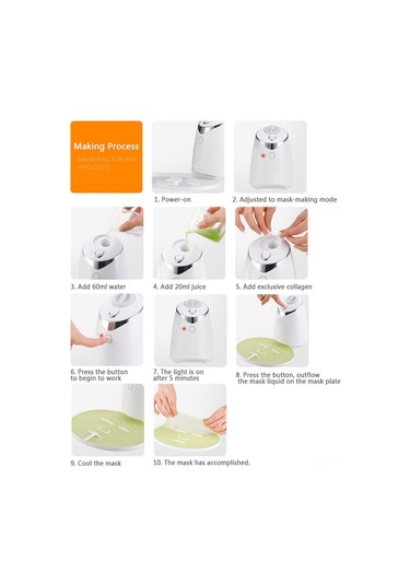 Qingmipy Dıy Yüz Maskesi Makinesi İçin 32'li Kolajen Katkılı Sebze-meyve Maskesi Tabletleri, Tüm Cilt Tipleri İçin