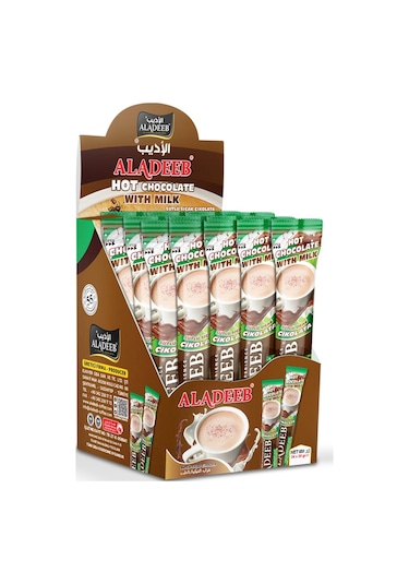 Aladeeb Sütlü Sıcak Çikolata İçecek Tozu 24 x 20 G