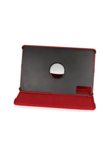 Özel Xiaomi Redmi Pad Se Kılıf 360 Tablet Deri Kılıf - Kırmızı Fırsat