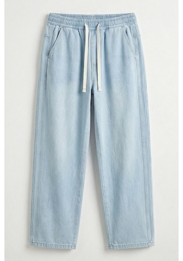 Bigdart Erkek Rahat Kesim Baggy Jean Pantolon 30076 - Mavi