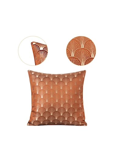 Homyl Modern Yastık Örtüsü 45 X Cm Yumuşak Kılıfı Turuncu Turuncu