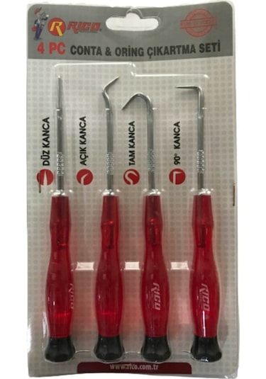 Rico 4 Parça Conta Oring Çıkartma Seti Kanca Seti