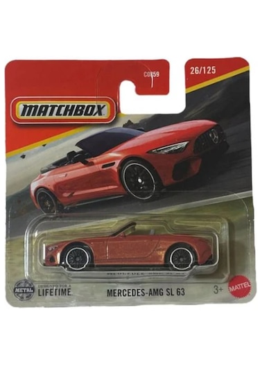 Matchbox Mercedes Amg Sl 63 Turuncu