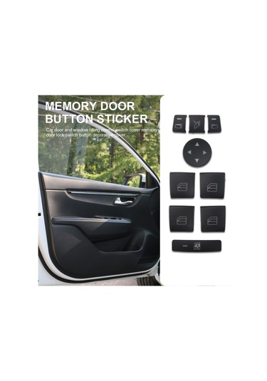 16 Adet Araç Kapı Kolu Hafıza Mandalı Pencere Düğme Kapağı