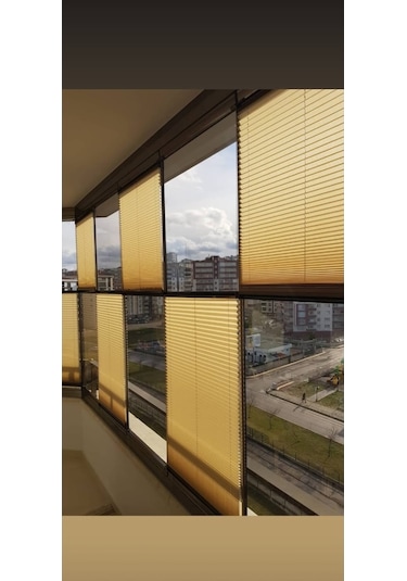 As Perde Cam Balkon Perdesi Plise Perde