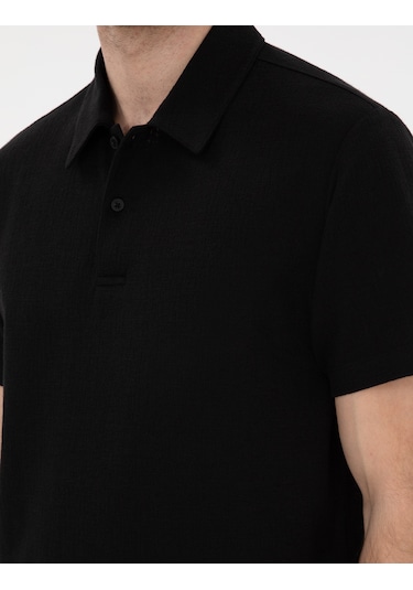 Pierre Cardin Erkek Siyah Tişört 50307581-vr046 Siyah