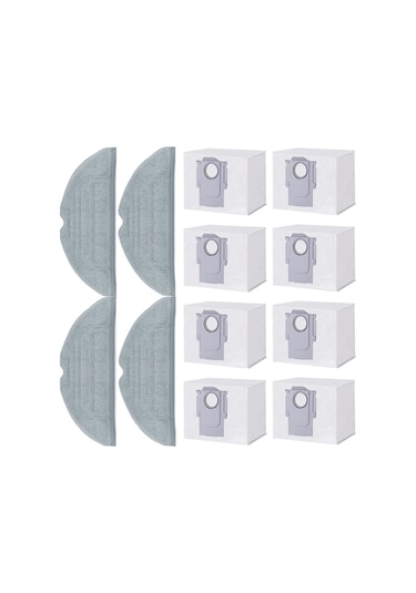 Amigaelegant Roborock S8 Pro Ultra/s8 Robot Süpürge İçin Mop Bezi Toz Torbaları