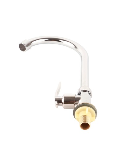 Springsun Zink Alaşımlı G1/2" Rosetli Tek Soğuk Su Lavabo Musluğu Hortum Yok