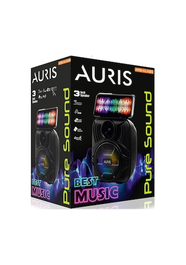 Auris Kln30 8w 3 İnç Taşınabilir Bluetooth Hoparlör