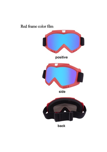 Kosona 368 Model 11 Renk Seçenekli Motosiklet Offroad Gözlükleri - Uv Filtreli, Anti-paraşüt, Toz Ve Rüzgar Koruyucu Beyaz Çerçeve Gri Lens