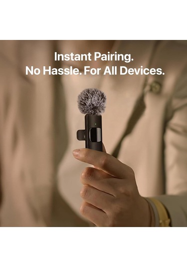 Yaozixa K9 Kablosuz Mikrofon: Çiftli Miktar, Type-c Ve İphone Uyumlu, Stüdyo Kalitesi Ses, Cep Boyutu