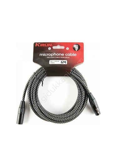 Kirlin Mvc270Pb Örgülü Mikrofon Kablosu 6Mt