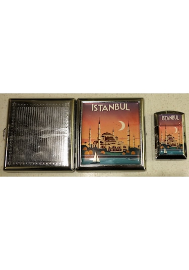 Sigara Tabakası Ve Çakmak Seti-Istanbul