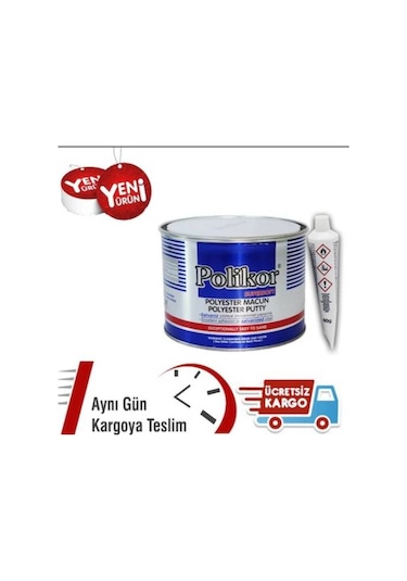 Polikor Polyester (Çelik) Macun 400Gr.