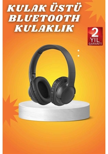 Bfs Kablosuz Bluetooth Kulaklık Kulak Üstü Mikrofonlu 5.0 Bluetooth Anc Özelliği