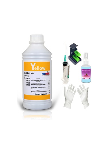 Bitmeyen Kartuş Forprint Canon Uyumlu Mürekkep 1000 ML Seçenekli