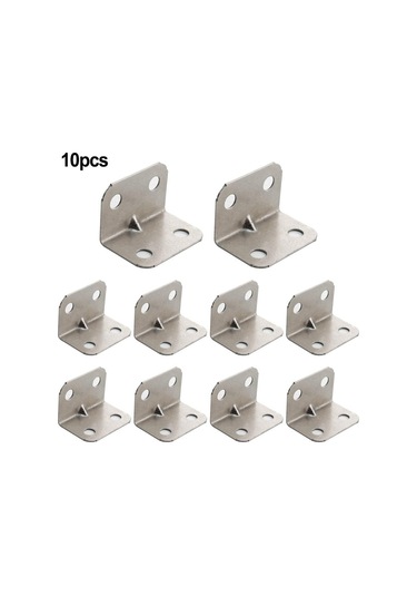 10 Adet Köşe Kodu 30 20mm Yataklar Fırçalanmış Korozyona Dayanıklı