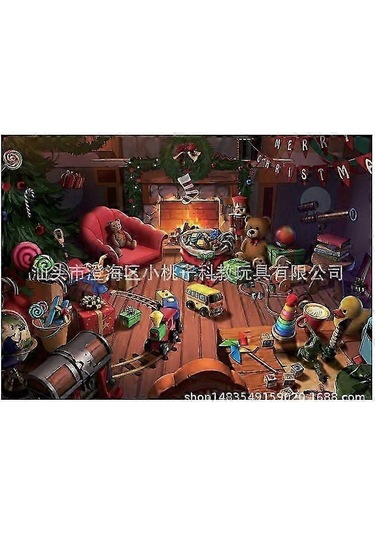 2025 Noel Kör Kutusu Geri Sayım Takvimi Bulmaca Noel Advent Takvimi Hediyesi Noel Hediyesi