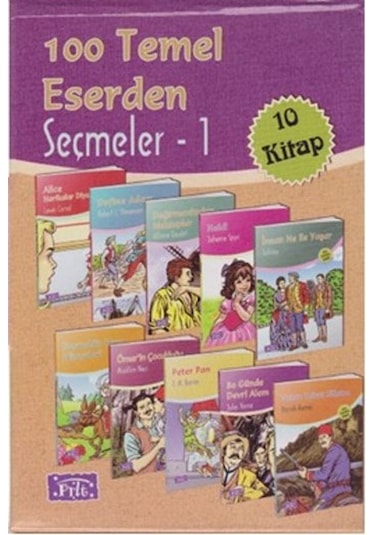 100 Temel Eserden Seçmeler 1 - 10 Kitap Takım- Parıltı Yayınları