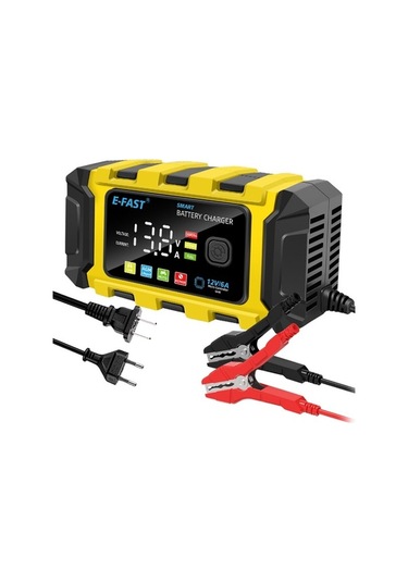 Novahub 12v/6a Araç Akü Şarj Cihazı, Tam Otomatik K22516eu, Eu Çekici, Otomatik Şarj Ünitesi